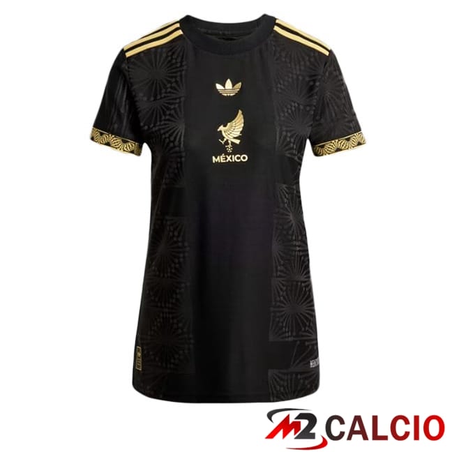 Maglia Nazionale Messico Donna Nero Giallo 2025/2026