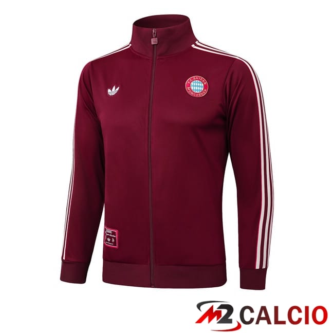 Giacca Calcio Bayern Monaco Rosso 2025/2026