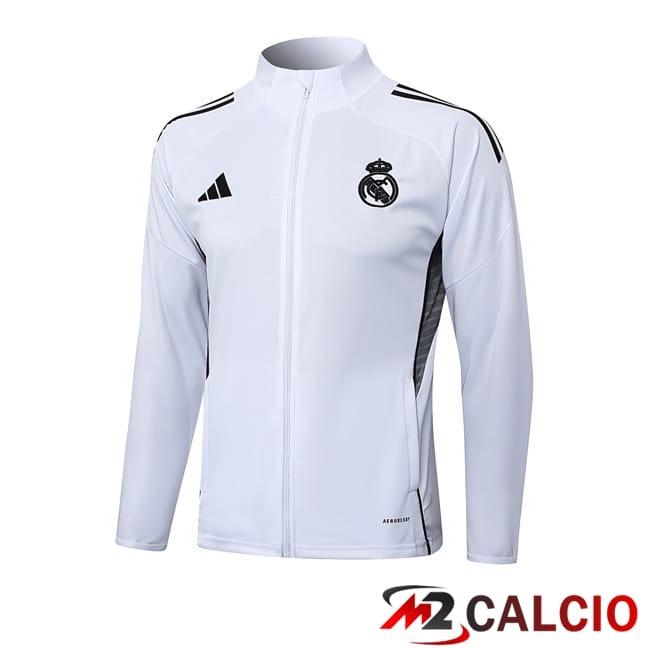 Giacca Calcio Real Madrid Bianco 2025/2026