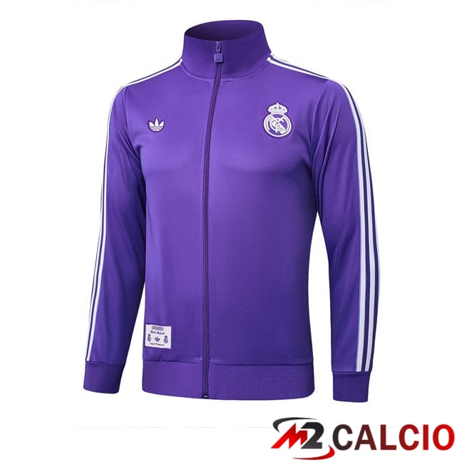 Giacca Calcio Real Madrid Viola 2025/2026