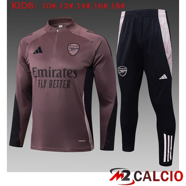 Insieme Tuta Calcio Arsenal Bambino Viola 2025/2026