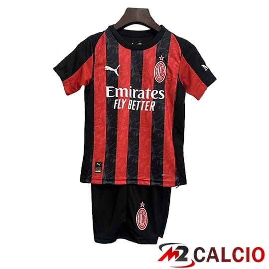 Maglie Calcio AC Milan Bambino Prima 2025/2026