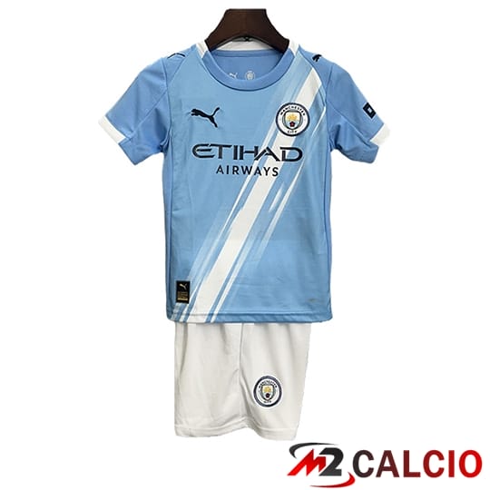 Maglie Calcio Manchester City Bambino Prima 2025/2026