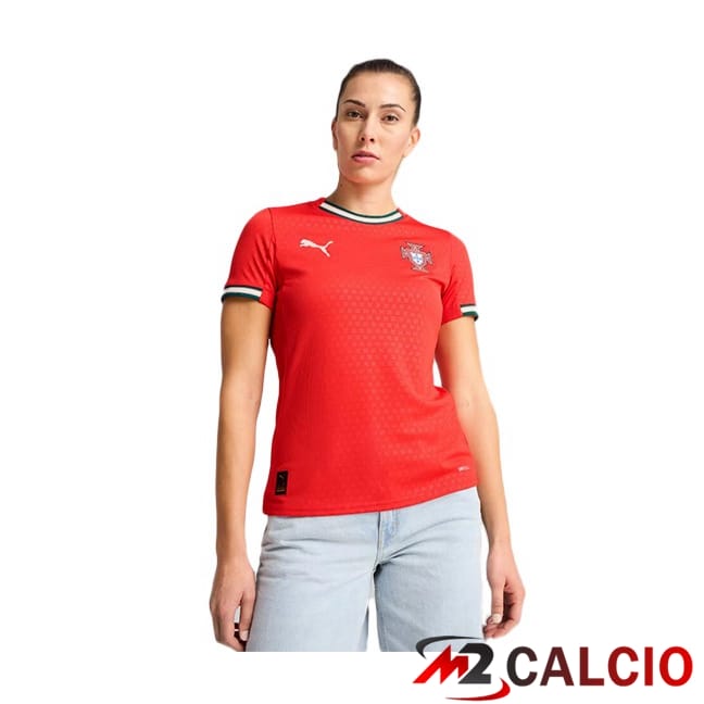 Maglia Nazionale Portogallo Donna Prima Rosso 2025/2026