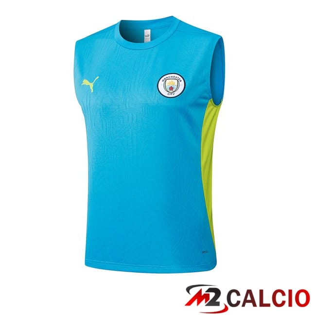 Canotta Allenamento Manchester City Blu 2025/2026