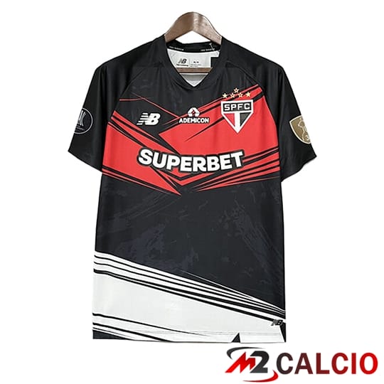 Maglie Calcio Sao Paulo Portiere Rosso/Nero 2025/2026