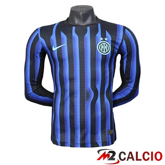 Maglie Calcio Inter Milan Prima Manica Lunga Leaked Version 2025/2026