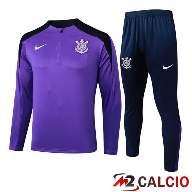Insieme Tuta Calcio Corinthians Viola 2025/2026