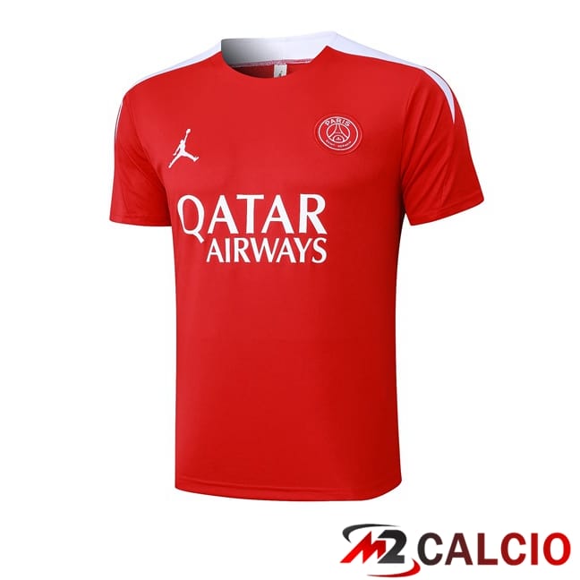 T Shirt Allenamento Jordan Paris PSG Rosso 2025/2026