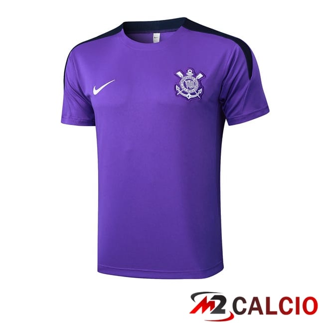 T Shirt Allenamento Corinthians Viola 2025/2026