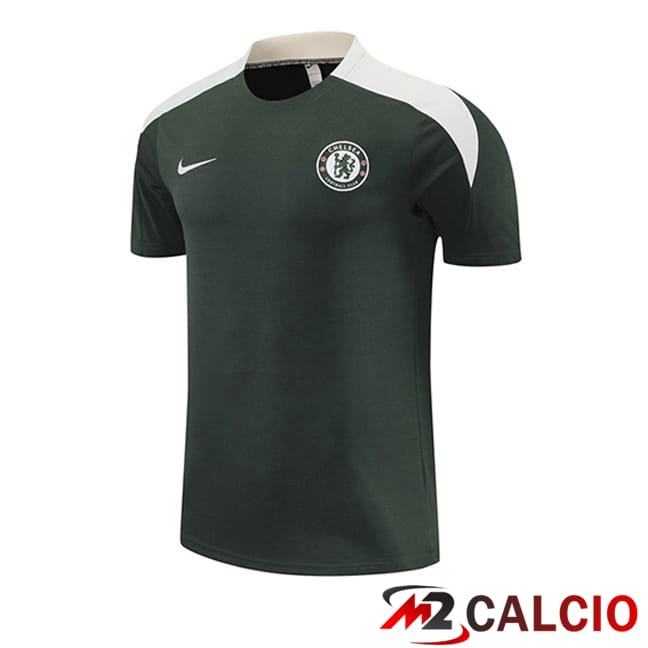 T Shirt Allenamento FC Chelsea Verde 2025/2026