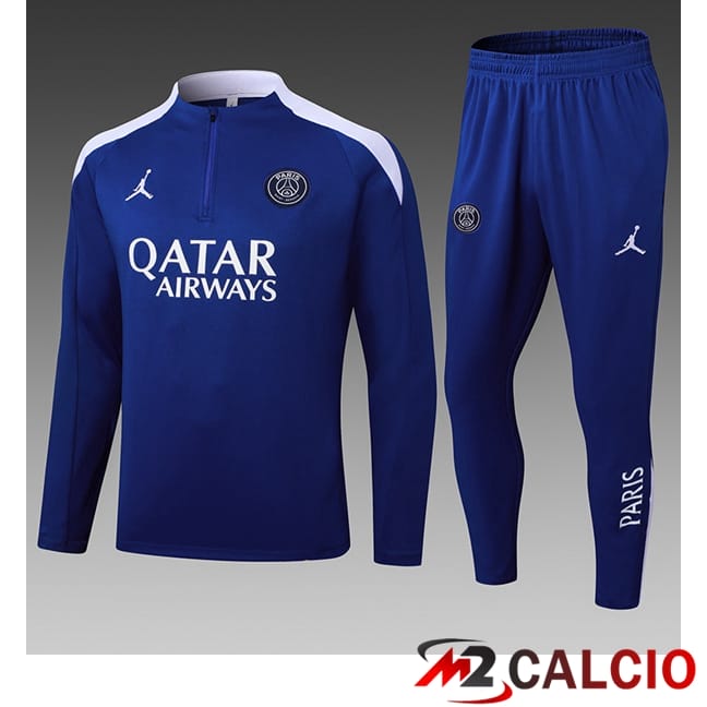 Insieme Tuta Calcio Paris PSG Bambino Blu 2025/2026