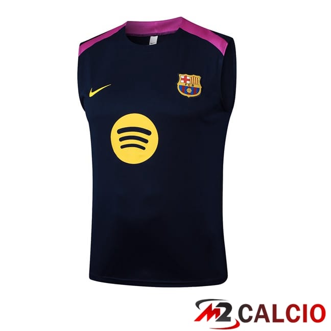 Canotta Allenamento FC Barcellona Blu Reale 2025/2026