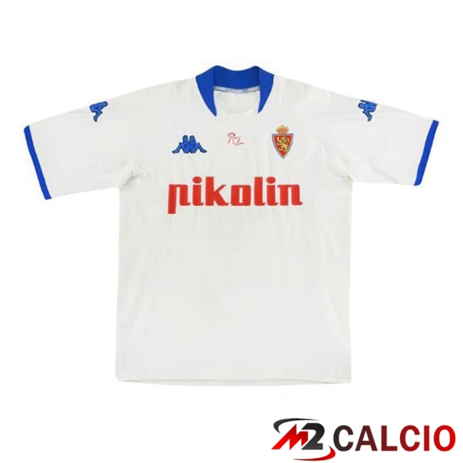 Maglie Calcio Real Zaragoza Retro Prima Bianco 2001-2002