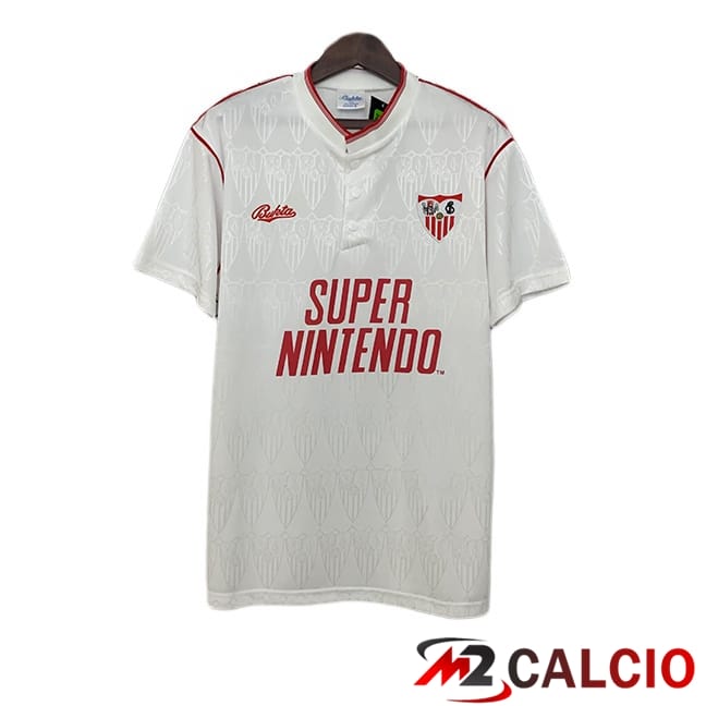 Maglie Calcio Sevilla FC Retro Prima Bianco 1991-1992