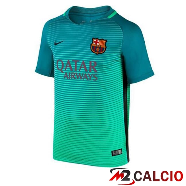 Maglie Calcio FC Barcellona Retro Terza Verde 2016-2017