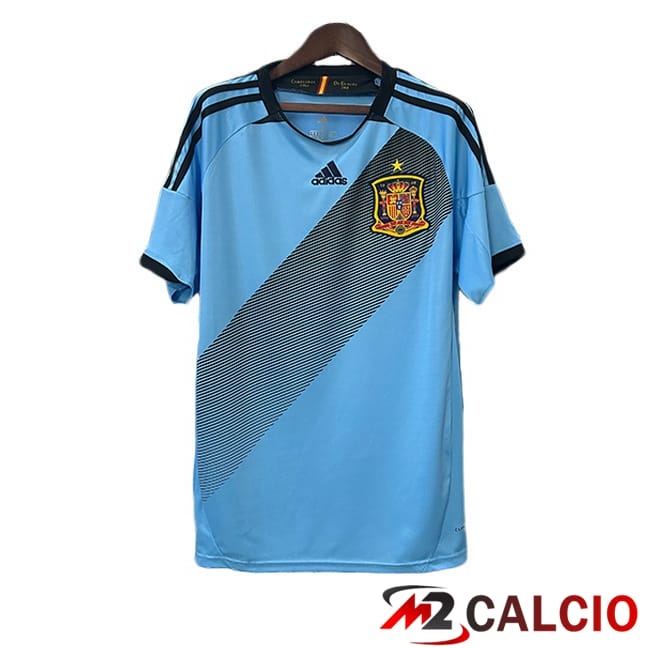 Maglie Calcio Spagna Retro Seconda Blu 2012