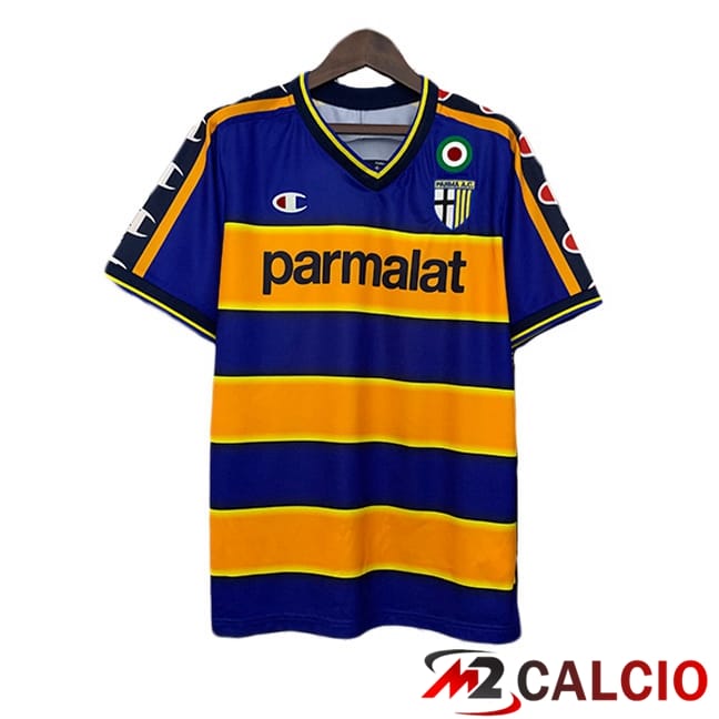 Maglie Calcio Parma Calcio Retro Prima Giallo Blu 2002-2003