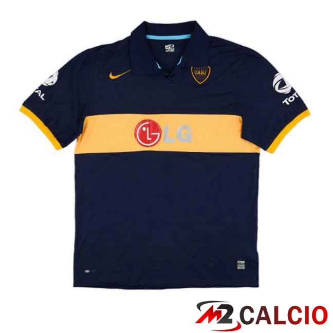Maglie Calcio Boca Juniors Retro Prima Blu Reale Giallo 2009-2010