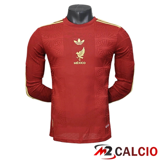 Maglie Calcio Messico Special Edition Manica Lunga Rosso 2025/2026