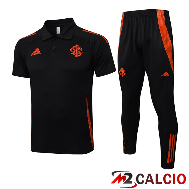 Insieme Polo SC Internacional + Pantaloni Nero 2025/2026