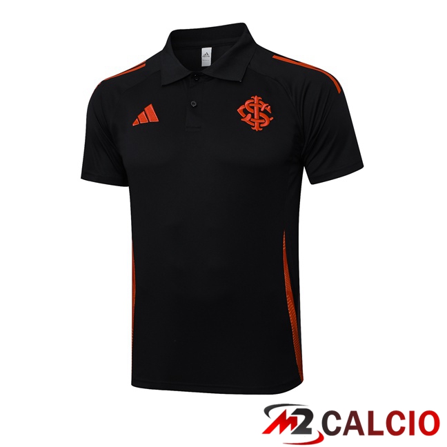 Maglia Polo SC Internacional Nero 2025/2026