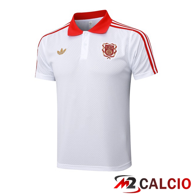 Maglia Polo Bayern Monaco Bianco 2025/2026