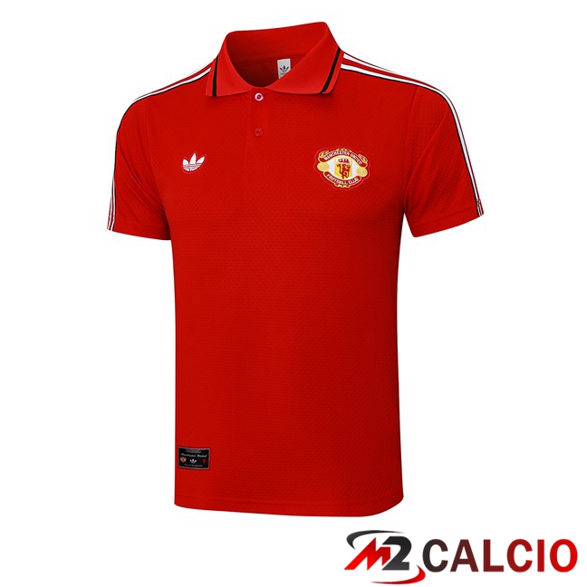 Maglia Polo Manchester United Rosso 2025/2026
