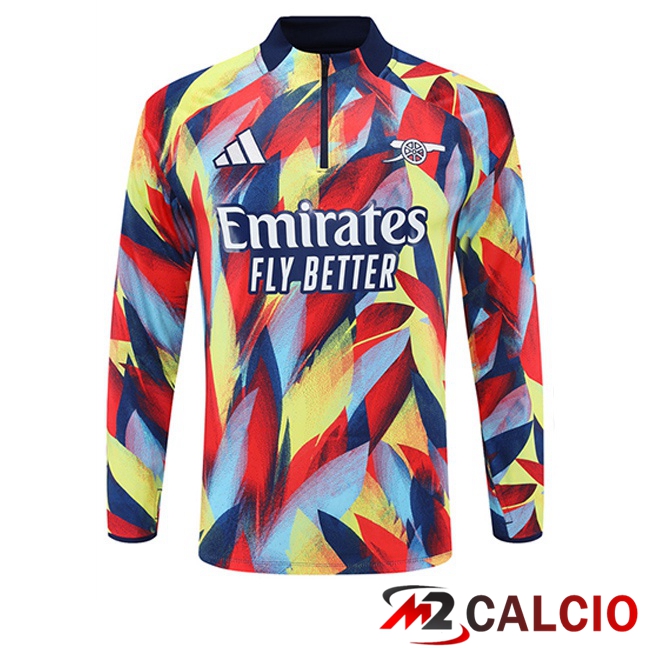 Felpa Allenamento Arsenal Giallo Rosso 2025/2026