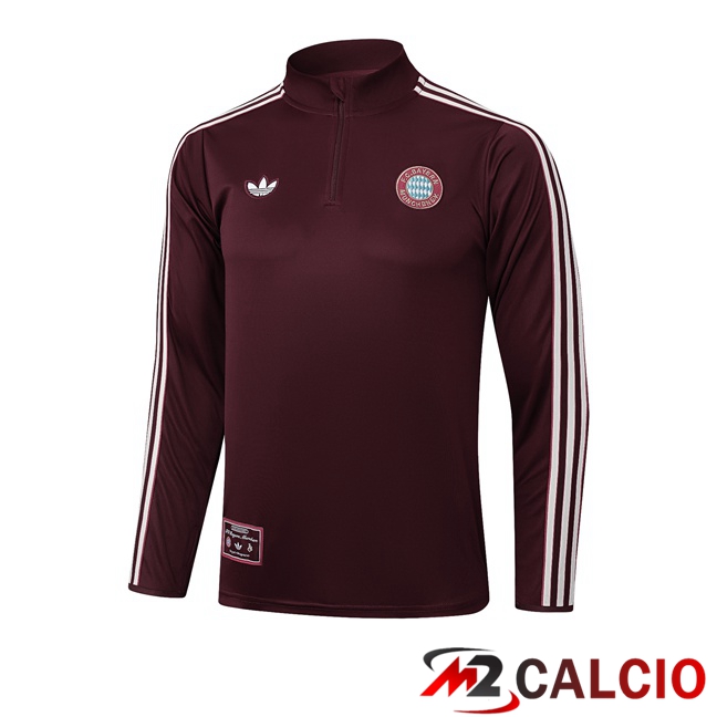 Felpa Allenamento Bayern Monaco Marrone 2025/2026