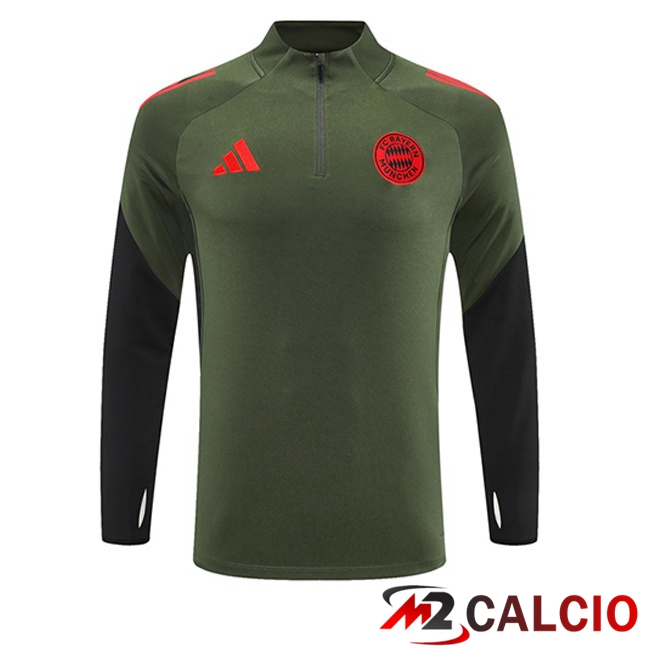 Felpa Allenamento Bayern Monaco Verde 2025/2026