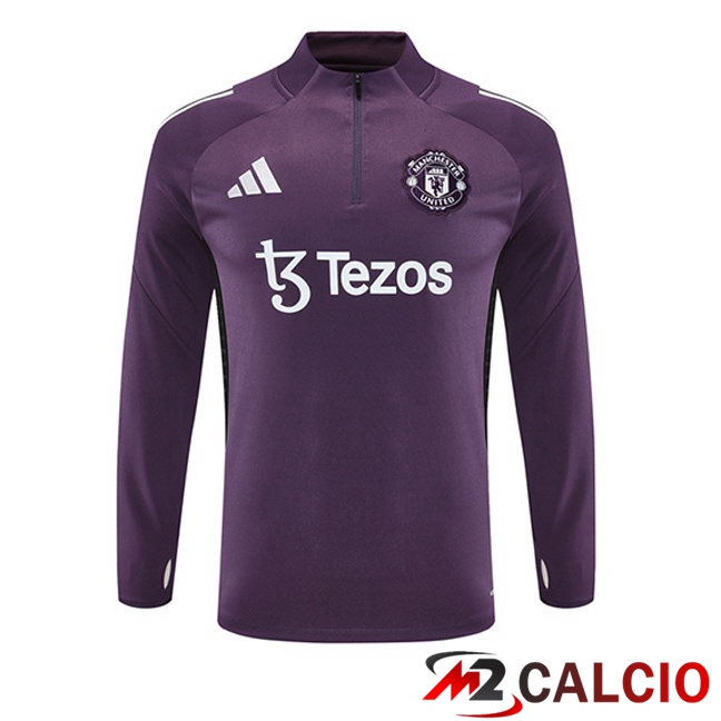 Felpa Allenamento Manchester United Viola 2025/2026