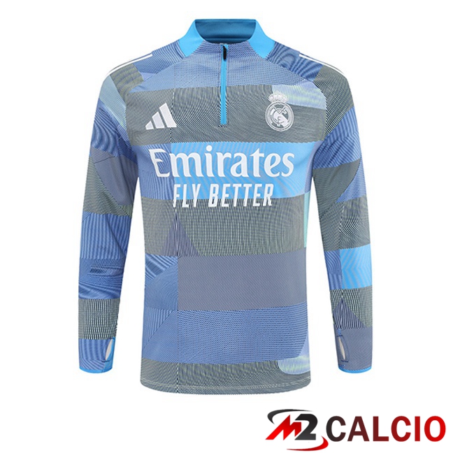 Felpa Allenamento Real Madrid Blu 2025/2026
