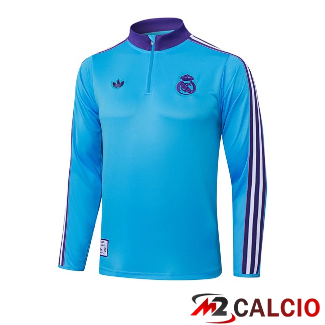 Felpa Allenamento Real Madrid Blu 2025/2026