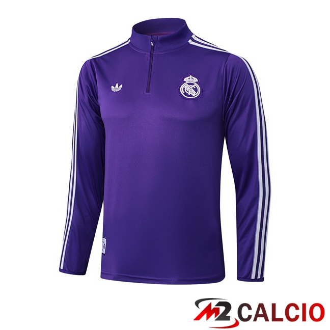 Felpa Allenamento Real Madrid Viola 2025/2026