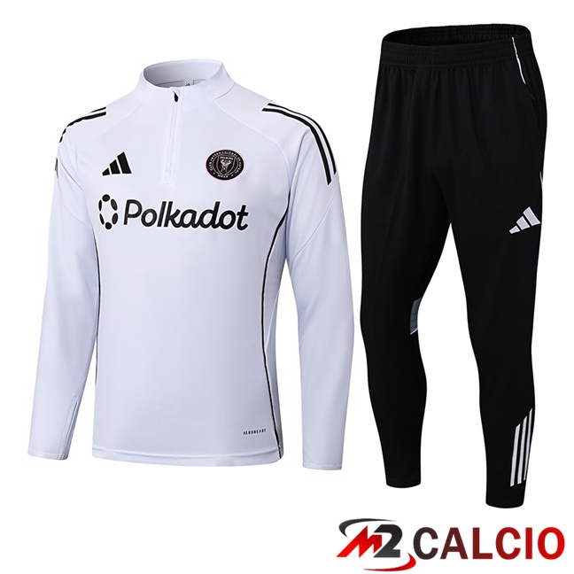 Insieme Tuta Calcio Inter Miami CF Bianco 2025/2026