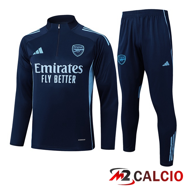 Insieme Tuta Calcio Arsenal Blu Reale 2025/2026