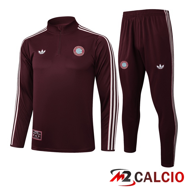 Insieme Tuta Calcio Bayern Monaco Marrone 2025/2026