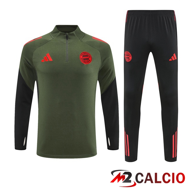 Insieme Tuta Calcio Bayern Monaco Verde 2025/2026