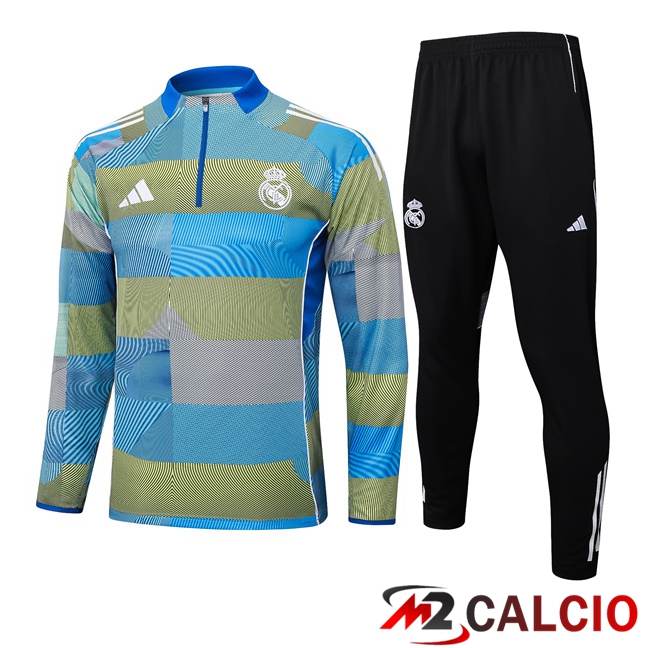 Insieme Tuta Calcio Real Madrid Blu 2025/2026