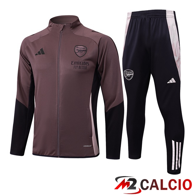Insieme Tuta Calcio - Giacca Arsenal Viola 2025/2026