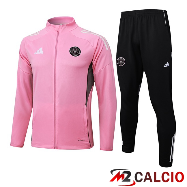 Insieme Tuta Calcio - Giacca Inter Miami CF Rosa 2025/2026