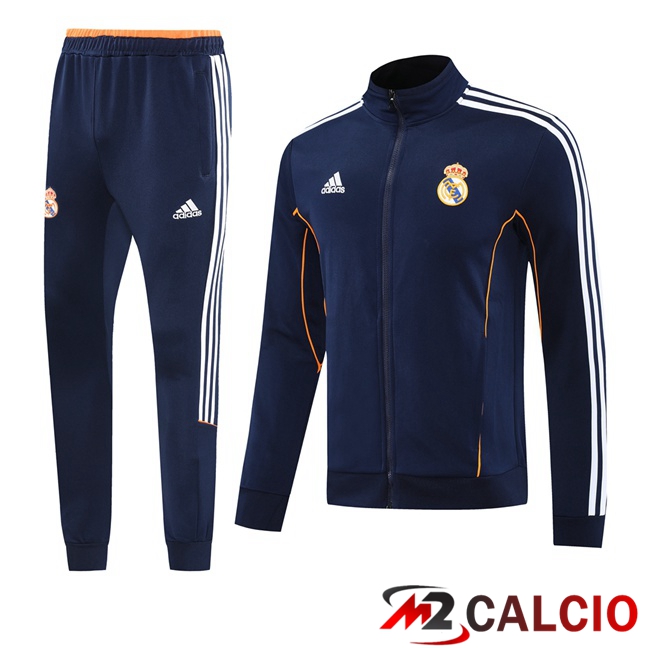 Insieme Tuta Calcio - Giacca Real Madrid Blu Reale 2025/2026