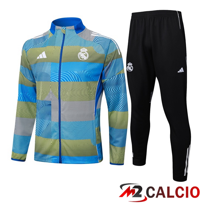 Insieme Tuta Calcio - Giacca Real Madrid Blu 2025/2026