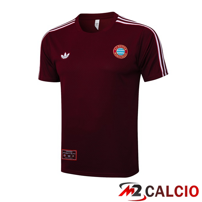 T Shirt Allenamento Bayern Monaco Rosso 2025/2026