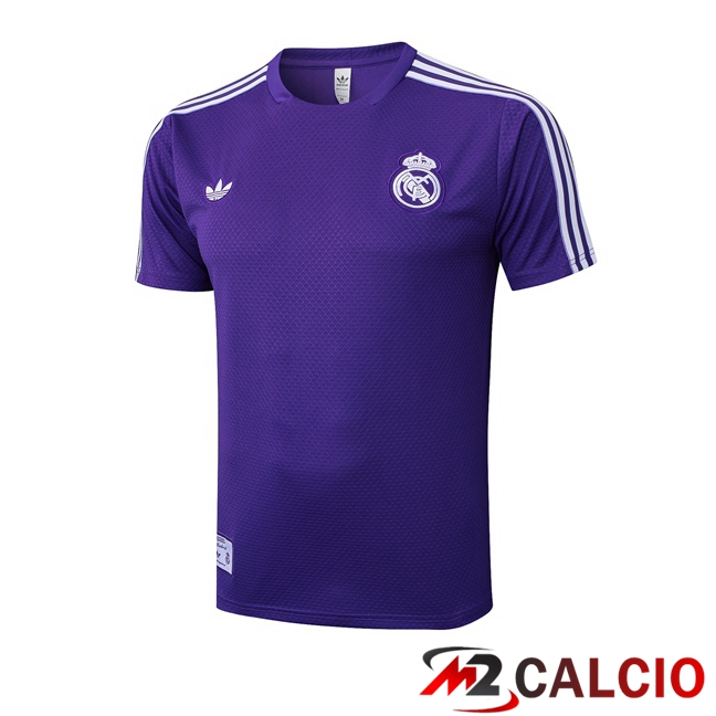 T Shirt Allenamento Real Madrid Viola 2025/2026