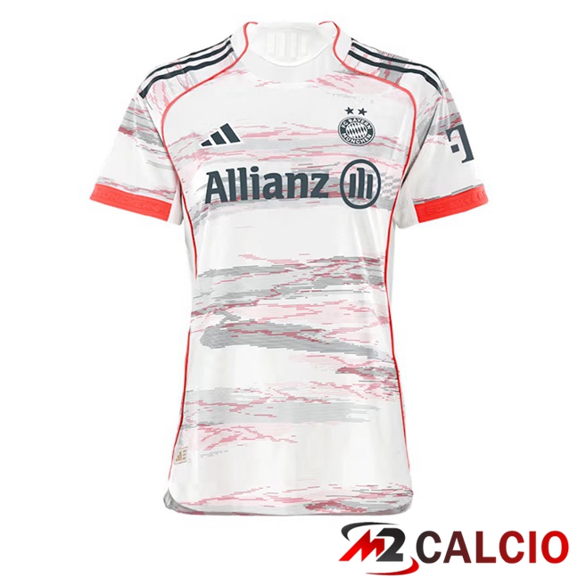 Maglie Calcio Bayern Monaco Donna Seconda Bianco 2025/2026