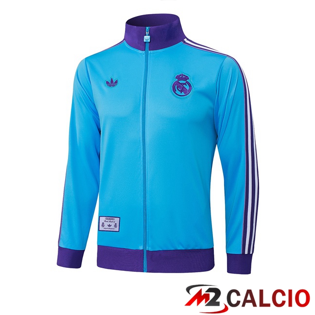 Giacca Calcio Real Madrid Blu 2025/2026