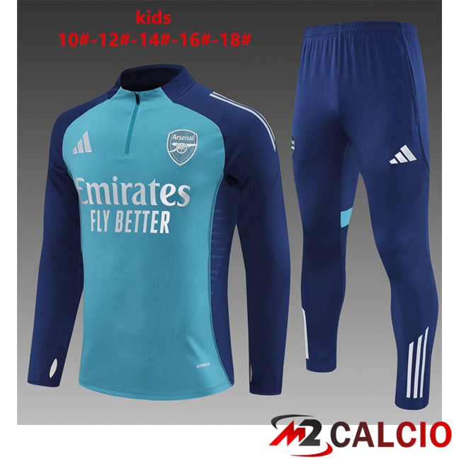 Insieme Tuta Calcio Arsenal Bambino Blu 2025/2026