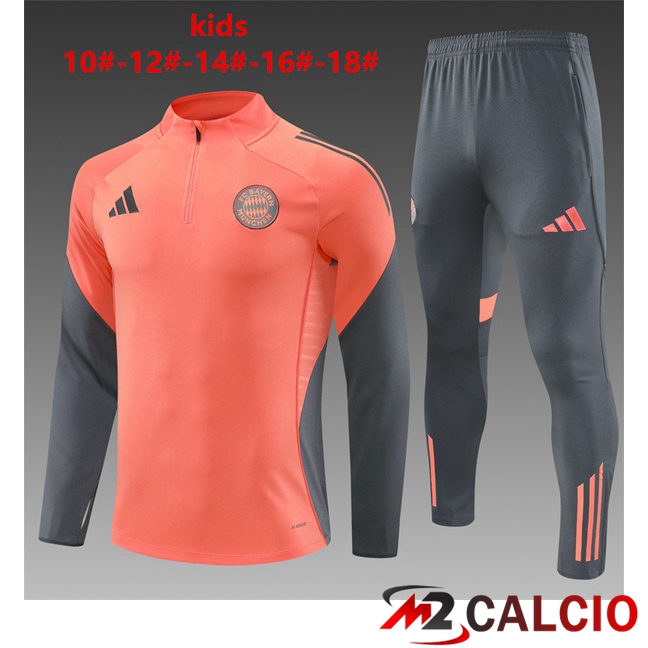 Insieme Tuta Calcio Bayern Monaco Bambino Arancia 2025/2026